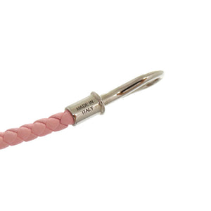 未使用 エルメス ジャンボブレスレット レザー ローズコンフェッティ シルバー金具 ブレスレット 1531 【中古】 HERMES