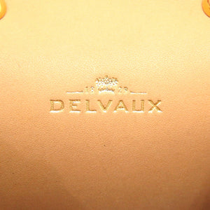 新品同様 デルボー ブリヨン レザー ブラウン キーホルダー バッグチャーム 茶 1596 【中古】 DELVAUX