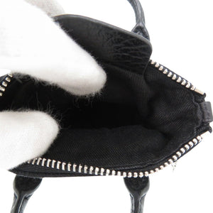 新品同様 メゾン マルジェラ 5AC CLASSIQUE BABY ポーチ チェーンショルダーバッグ SB3WG0025 P4455 T8013 レザー ブラック 1624【中古】Maison Margiela