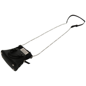 新品同様 メゾン マルジェラ 5AC CLASSIQUE BABY ポーチ チェーンショルダーバッグ SB3WG0025 P4455 T8013 レザー ブラック 1624【中古】Maison Margiela