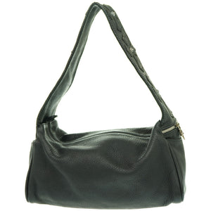 美品 クロムハーツ クロスパッチ CHプラス ワンショルダーバッグ レザー/シルバー925 ブラック 黒 1628【中古】CHROME HEARTS