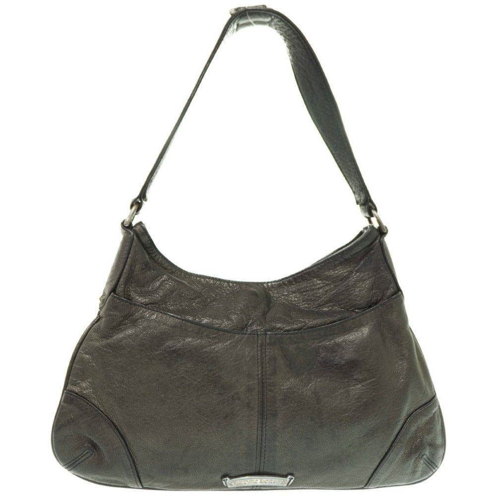 クロムハーツ GOOCH フィリグリークロス セミショルダーバッグ レザー/シルバー925 ブラック 黒 1629【中古】CHROME HEARTS