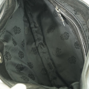 クロムハーツ GOOCH フィリグリークロス セミショルダーバッグ レザー/シルバー925 ブラック 黒 1629【中古】CHROME HEARTS