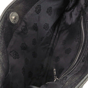 クロムハーツ GOOCH フィリグリークロス セミショルダーバッグ レザー シルバー925 ブラック 黒 1629【中古】CHROME HEARTS