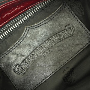 美品 クロムハーツ スターボール パテント ショルダーバッグ パテントレザー/シルバー925 ワインレッド 1630【中古】CHROME HEARTS