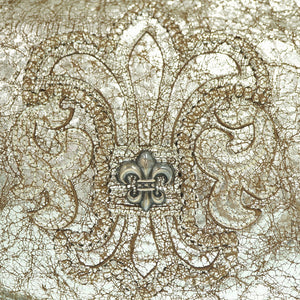 美品 クロムハーツ フラット バッグ BSフレア クラッチバッグ レザー/シルバー925 シルバー 1631【中古】CHROME HEARTS