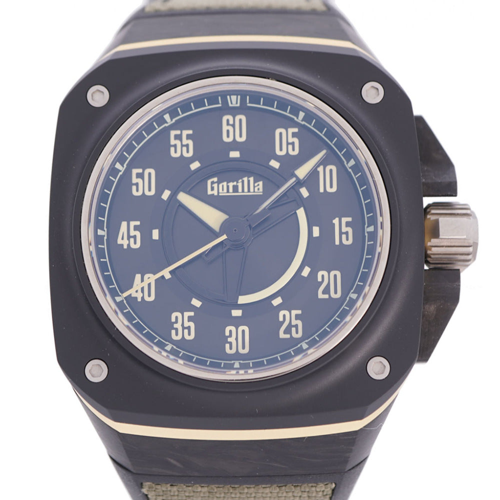 新品同様 ゴリラ ファストバック ファントムブラック FBY03.1 自動巻き 腕時計 カーボン ブラック 黒 1772【中古】Gorilla メンズ