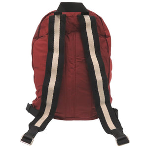 未使用品 バリー FLAIRE 06 DARKRED16 リュックサック エコバッグ ダークレッド バックパック ポーチ付き デイパック ナイロン レッド 1783【中古】BALLY