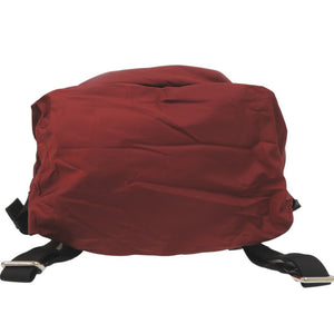 未使用品 バリー FLAIRE 06 DARKRED16 リュックサック エコバッグ ダークレッド バックパック ポーチ付き デイパック ナイロン レッド 1783【中古】BALLY