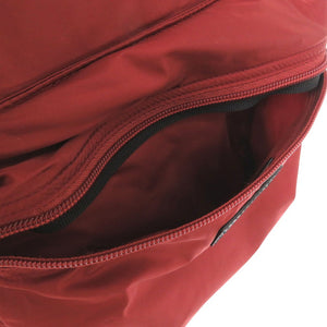 未使用品 バリー FLAIRE 06 DARKRED16 リュックサック エコバッグ ダークレッド バックパック ポーチ付き デイパック ナイロン レッド 1783【中古】BALLY