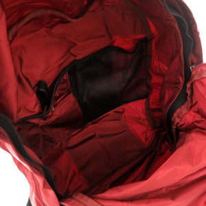 未使用品 バリー FLAIRE 06 DARKRED16 リュックサック エコバッグ ダークレッド バックパック ポーチ付き デイパック ナイロン レッド 1783【中古】BALLY