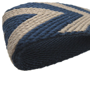 未使用 バリー FLORYAN キャンバス ブルー 青 キーリング キーホルダー 1785【中古】BALLY