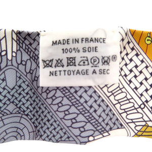 新品同様 エルメス ツイリー オブジェ ドゥ キュリオジテ シルク マルチカラー スカーフ 1798【中古】HERMES