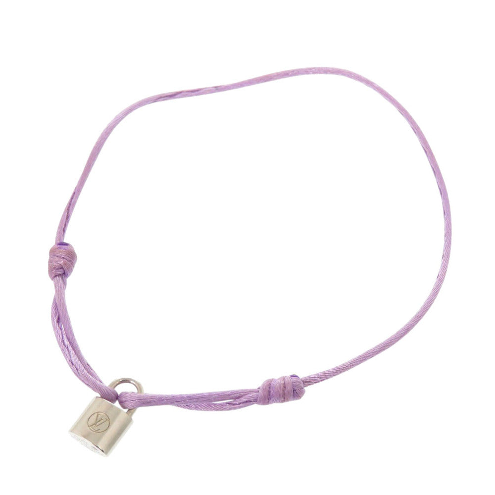美品 ルイ ヴィトン ブラスレ ロックイット A08045 シルバー925 パープル/シルバー ブレスレット 紫 LV 1803【中古】LOUIS VUITTON