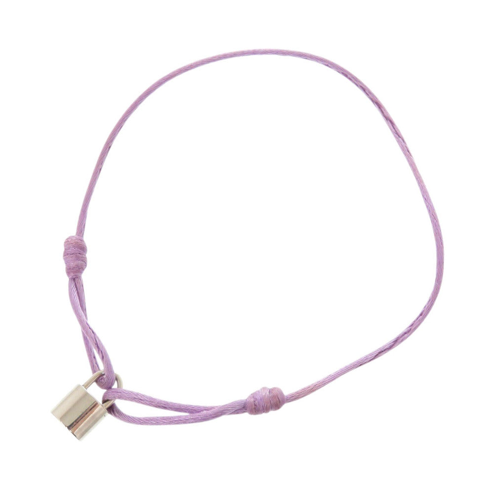 美品 ルイ ヴィトン ブラスレ ロックイット A08045 シルバー925 パープル/シルバー ブレスレット 紫 LV 1803【中古】LOUIS VUITTON