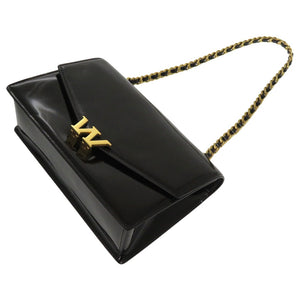 新品同様 アレキサンダーワン Alexander Wang レガシー スモールバッグ 20322R34L ハンドバッグ パテントレザー ブラック 1809【中古】