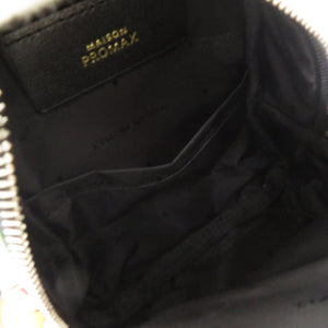 新品同様 メゾンプロマックス JAWS BOT I チェーンショルダーバッグ ミニポシェット PVC マルチカラー 1821【中古】MAISON PROMAX