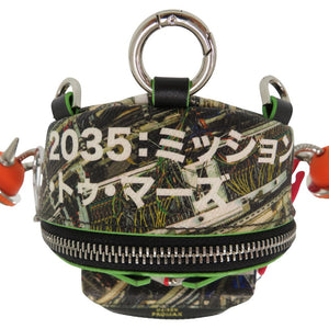 新品同様 メゾンプロマックス JAWS BOT I チェーンショルダーバッグ ミニポシェット PVC マルチカラー 1821【中古】MAISON PROMAX