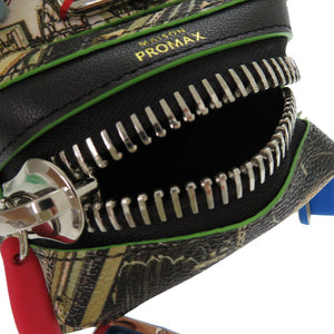 新品同様 メゾンプロマックス JAWS BOT I チェーンショルダーバッグ ミニポシェット PVC マルチカラー 1821【中古】MAISON PROMAX