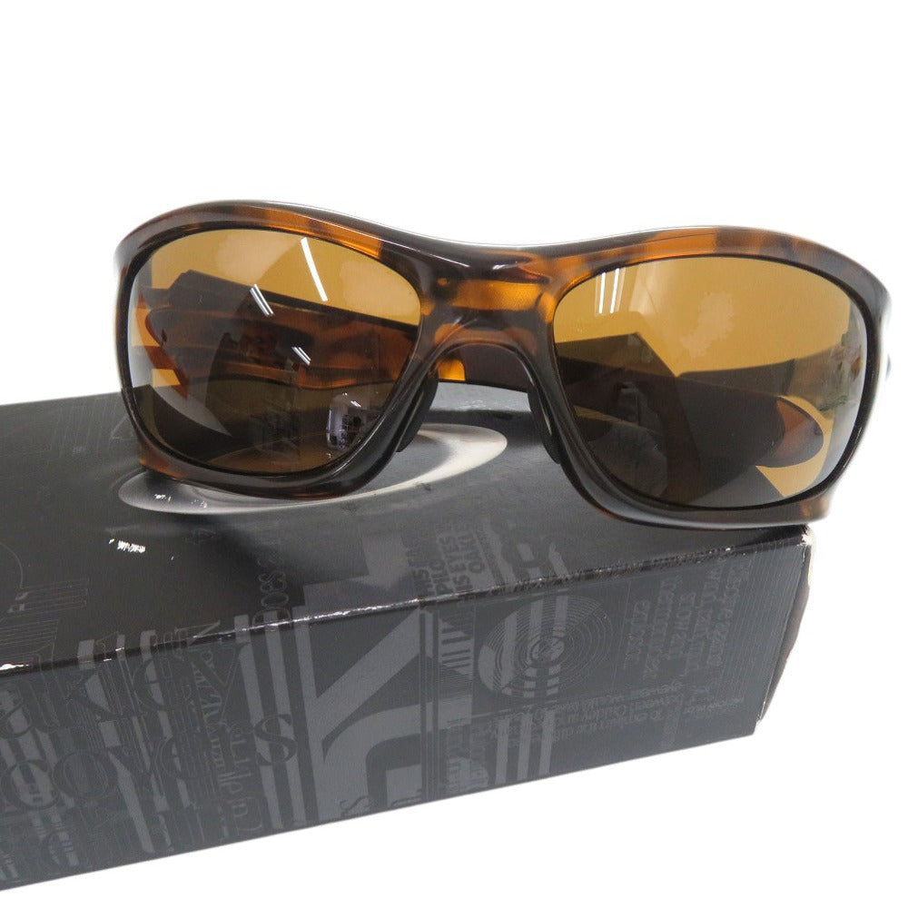 新品同様 オークリー PIT BULL ピットブル OO9161-01 サングラス プラスチック ダークブラウン 999【中古】OAKLEY