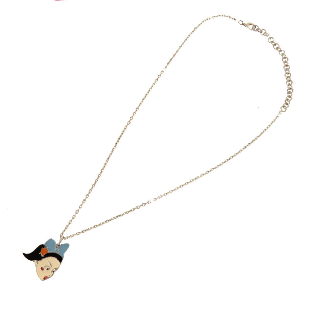 ディオール ベビークイーン ヴィンテージ シルバー925 ネックレス アクセサリー 0056 【中古】 Dior