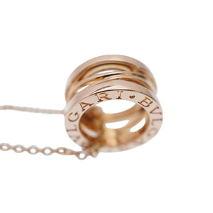 新品同様 ブルガリ B-ZERO1 デザイン レジェンド K18PG ネックレス 750 ピンクゴールド ビーゼロワン 0057【中古】BVLGARI ジュエリー