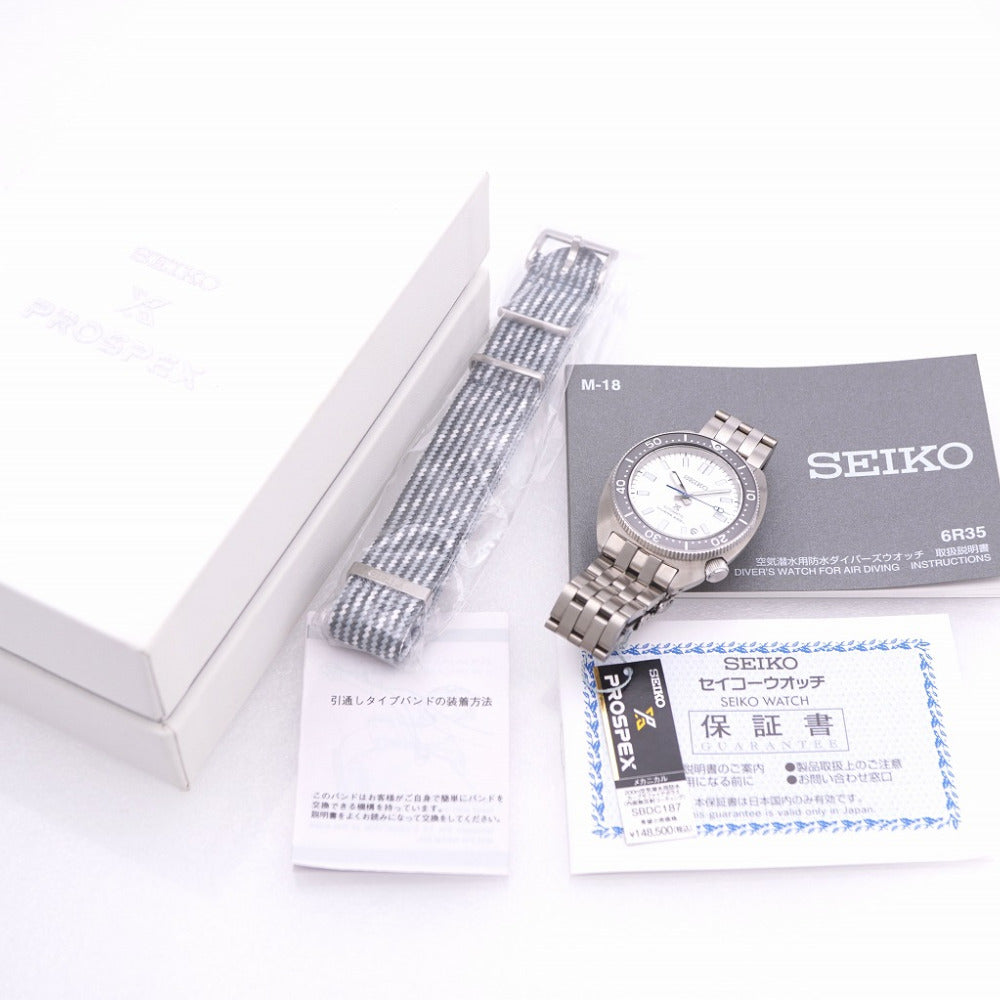 新品同様 セイコー プロスペックス SBDC187 / 6R35-02H0 自動巻き 腕時計 SS シルバー 0064【中古】SEIKO メンズ