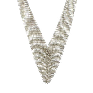 美品 ティファニー エルサ・ペレッティ メッシュ シルバー925 ネックレス 0076【中古】TIFFANY&Co.