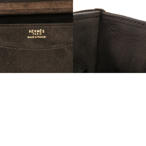 美品 エルメス リングドゥ ドブリス ブラウン ゴールド金具 〇D刻印 ヴィンテージ ショルダーバッグ 茶 0434 【中古】 HERMES