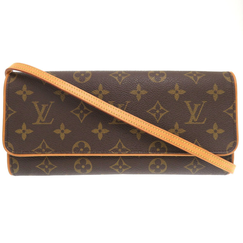 美品 ルイ ヴィトン ポシェット ツインGM モノグラム M51852 ショルダーバッグ LV 0592 【中古】 LOUIS VUITTON