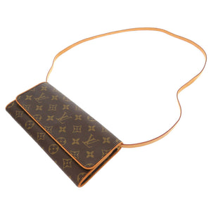 美品 ルイ ヴィトン ポシェット ツインGM モノグラム M51852 ショルダーバッグ LV 0592 【中古】 LOUIS VUITTON