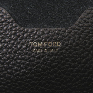 美品 トムフォード レザー ブラック ショルダーバッグ メンズ 黒 0609【中古】TOM FORD