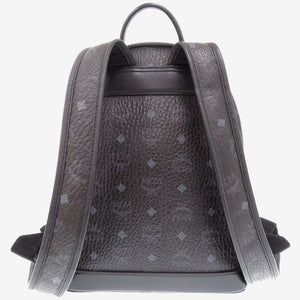 美品 エム シー エム スタッズ ヴィセトス MMK6SVE37BK001 レザー ブラック リュックサック バックパック バッグ 0613【中古】MCM