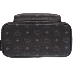 美品 エム シー エム スタッズ ヴィセトス MMK6SVE37BK001 レザー ブラック リュックサック バックパック バッグ 0613【中古】MCM