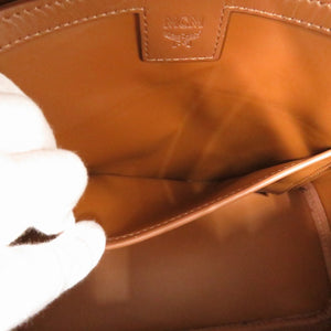 美品 エム シー エム スタッズ ヴィセトス MMK6SVE37BK001 レザー ブラック リュックサック バックパック バッグ 0613【中古】MCM