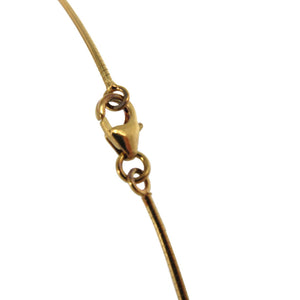 美品 エルメス ポップアッシュ メタル アイボリー ゴールド ワイヤー ネックレス 0655【中古】HERMES