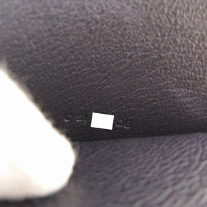 新品同様 エルメス MOTEL sunset レザー ブラック/ブルー シルバー金具 C刻印（2018年） ネームタグ 0673【中古】HERMES