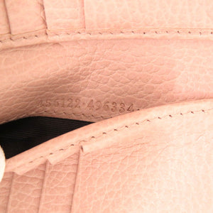 美品 グッチ GGマーモント レザー ピング 456122 二つ折り財布 0678 【中古】 GUCCI