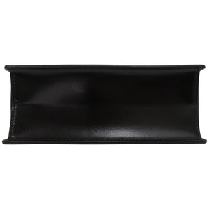 新品同様 オフホワイト Jitney 2.8 ハンドバッグ 黒 シルバー レザー OWNA092E197190771000 0816【中古】OFF-WHITE