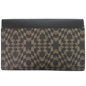 美品 グッチ カレイドスター 406725 GG PVC/レザー ベージュ クラッチバッグ 0826【中古】GUCCI