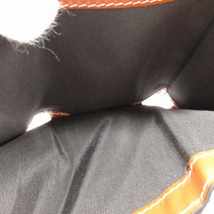 新品同様 ヴェルサーチ レザー ブラウン 茶 ブラック 黒 コンパクトウォレット 3つ折り財布 財布 0839【中古】VERSACE