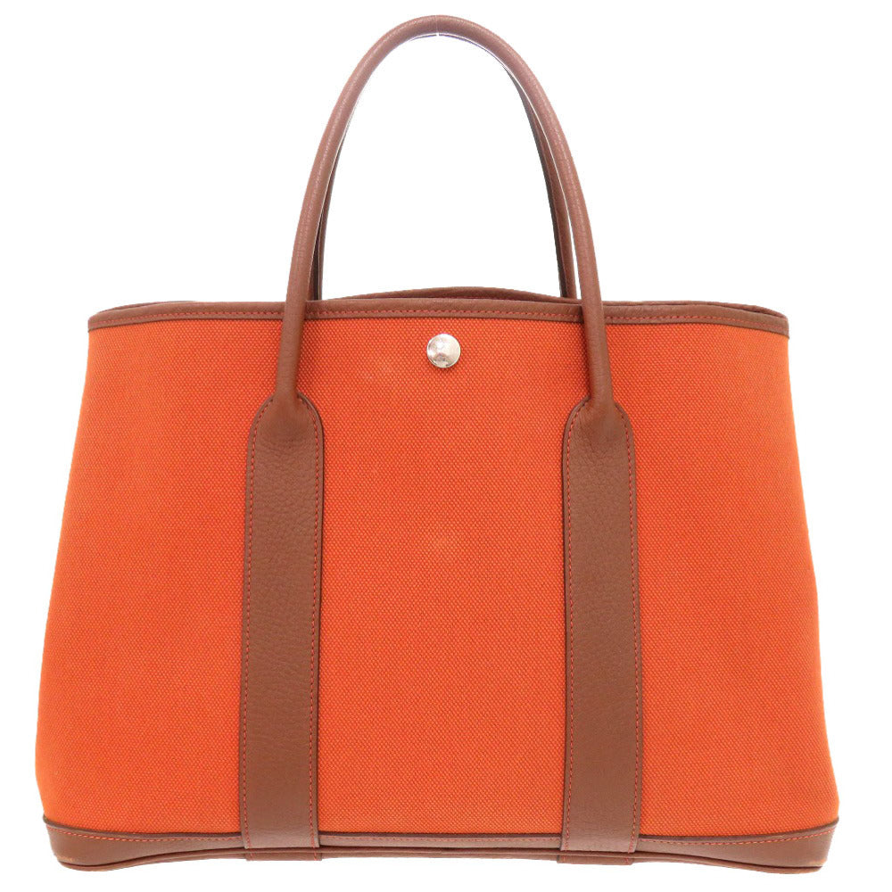 エルメス ガーデンパーティPM トワルオフィシエ ネゴンダ ポティロン □O刻印 トートバッグ 0858 【中古】 HERMES