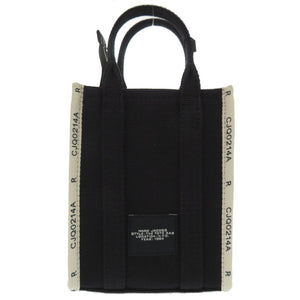 未使用 マークジェイコブス THE JACQUARD PHONE TOTE BAG コットン/ポリエステル ブラック トートバッグ  0872【中古】MARC JACOBS