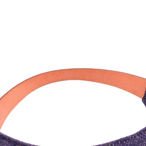 美品 バーバリー ノバチェック デニム ネイビー レザー ショルダーバッグ 0935【中古】BURBERRY