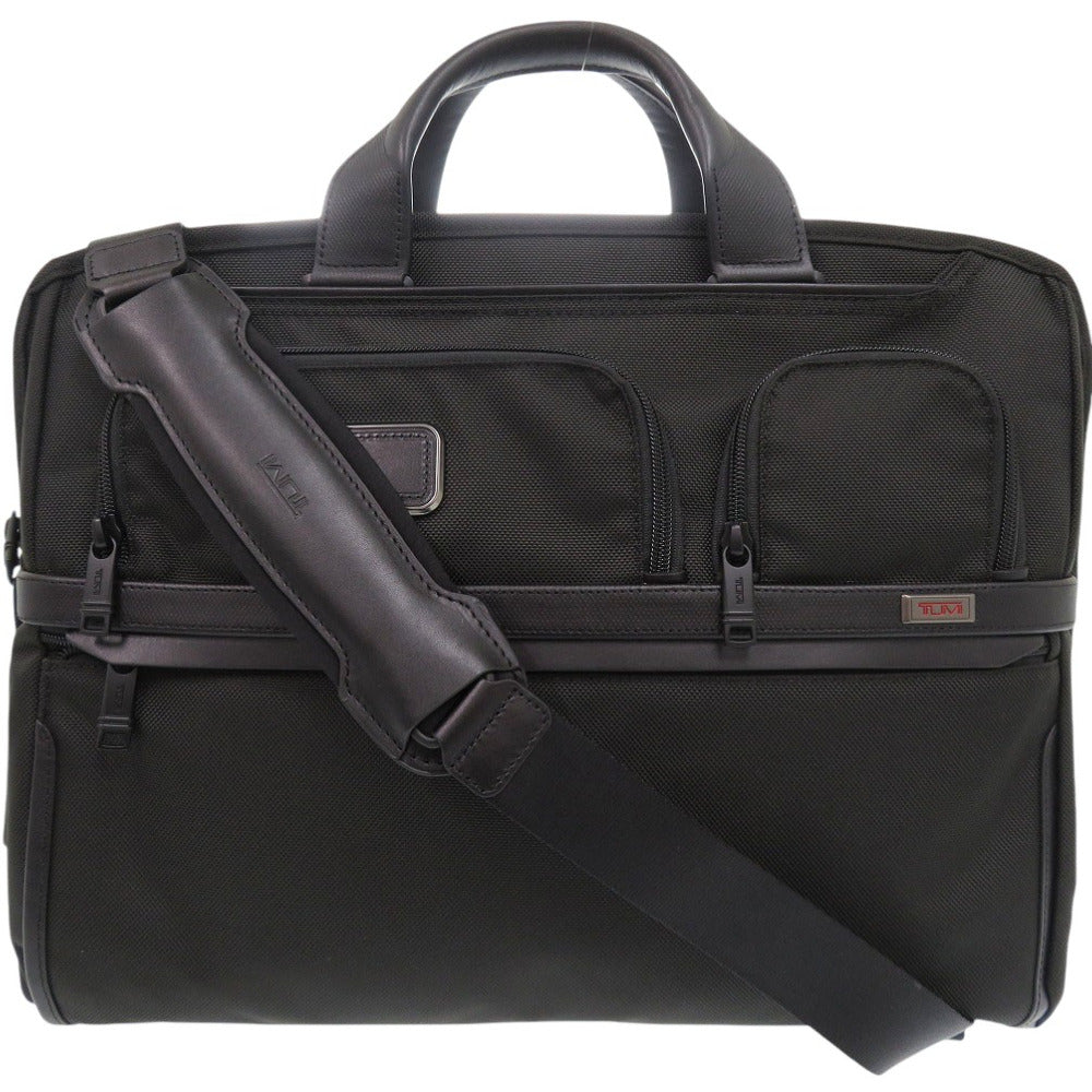 未使用品 トゥミ ALPHA コンパクト ラージ スクリーン ラップトップ ブリーフケース 117302-1041 ビジネスバッグ ナイロン ブラック 1152【中古】TUMI