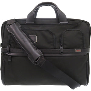 未使用品 トゥミ ALPHA コンパクト ラージ スクリーン ラップトップ ブリーフケース 117302-1041 ビジネスバッグ ナイロン ブラック 1152【中古】TUMI