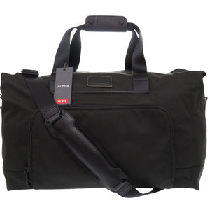 新品同様 トゥミ ALPHA ダブル エクスパンション サチェル ボストンバッグ 117344-1041 ナイロン ブラック 1153【中古】TUMI
