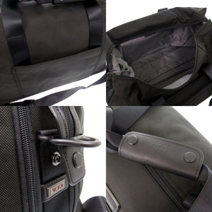 新品同様 トゥミ ALPHA ダブル エクスパンション サチェル ボストンバッグ 117344-1041 ナイロン ブラック 1153【中古】TUMI