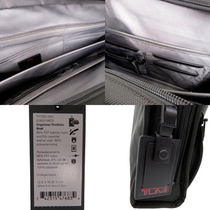 未使用品 トゥミ ALPHA オーガナイザー ポートフォリオ ブリーフケース 117300-1041 ビジネスバッグ ナイロン ブラック 1176【中古】TUMI