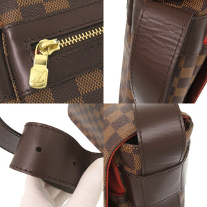 新品同様 ルイ ヴィトン バスティーユ ダミエ N45258 ブラウン ショルダーバッグ LV 1192【中古】LOUIS VUITTON